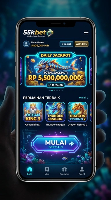 Proses unduh yang cepat dan aman di 55kbet.